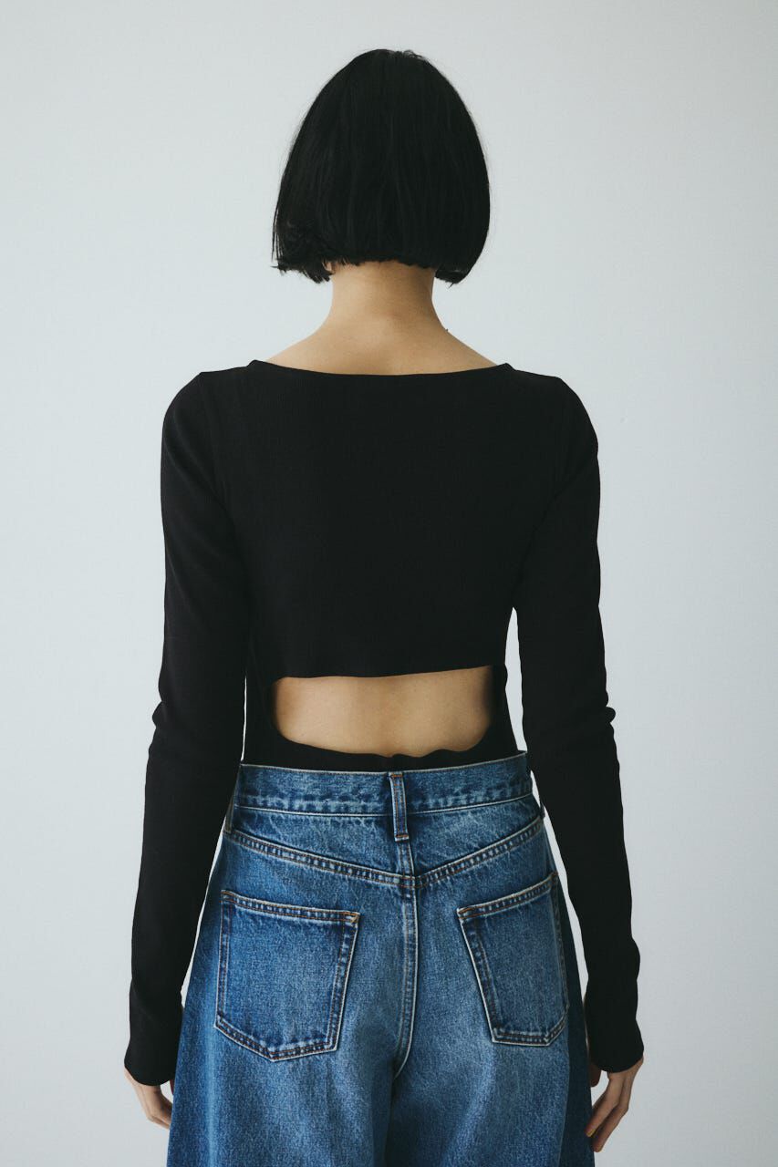 HeRIN.CYE「Teleco back open tee」|Tシャツ・カットソー|