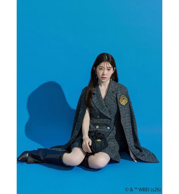 MERCURYDUO「Harry Potterコレクション ロゴプリント巾着ギャザーバッグ」|ショルダー・メッセンジャー|