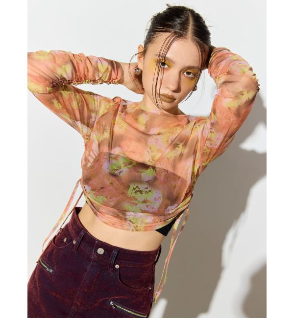 MURUA「【TONDABAYASHI RANコラボ】シアートップス」|Tシャツ・カットソー|