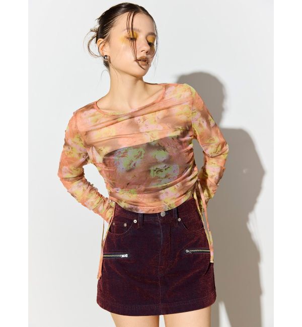 MURUA「【TONDABAYASHI RANコラボ】シアートップス」|Tシャツ・カットソー|