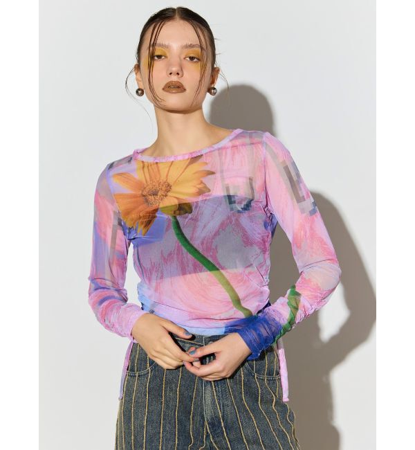 MURUA「【TONDABAYASHI RANコラボ】シアートップス」|Tシャツ・カットソー|