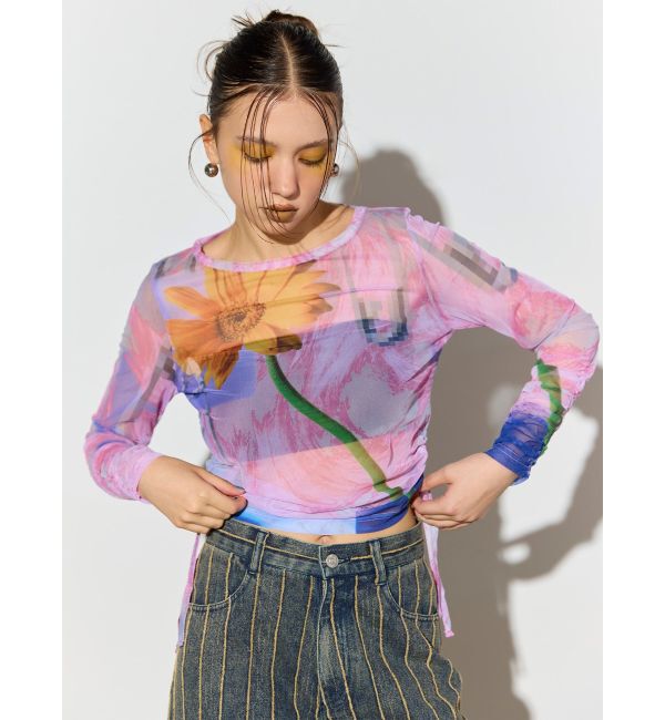 MURUA「【TONDABAYASHI RANコラボ】シアートップス」|Tシャツ・カットソー|