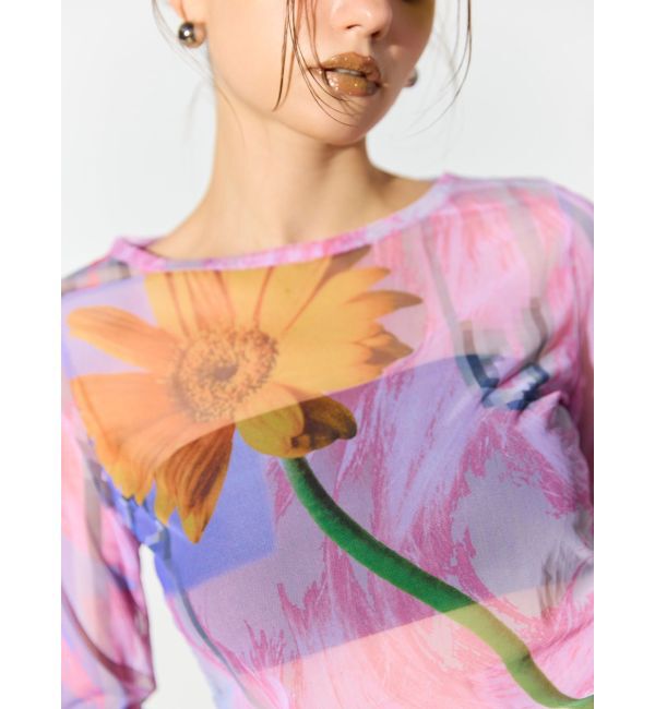 MURUA「【TONDABAYASHI RANコラボ】シアートップス」|Tシャツ・カットソー|