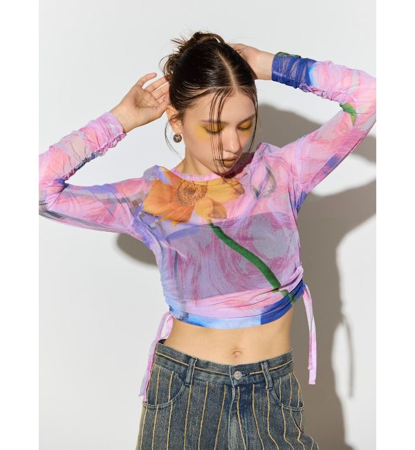 MURUA「【TONDABAYASHI RANコラボ】シアートップス」|Tシャツ・カットソー|