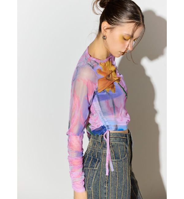 MURUA「【TONDABAYASHI RANコラボ】シアートップス」|Tシャツ・カットソー|
