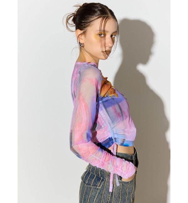 MURUA「【TONDABAYASHI RANコラボ】シアートップス」|Tシャツ・カットソー|