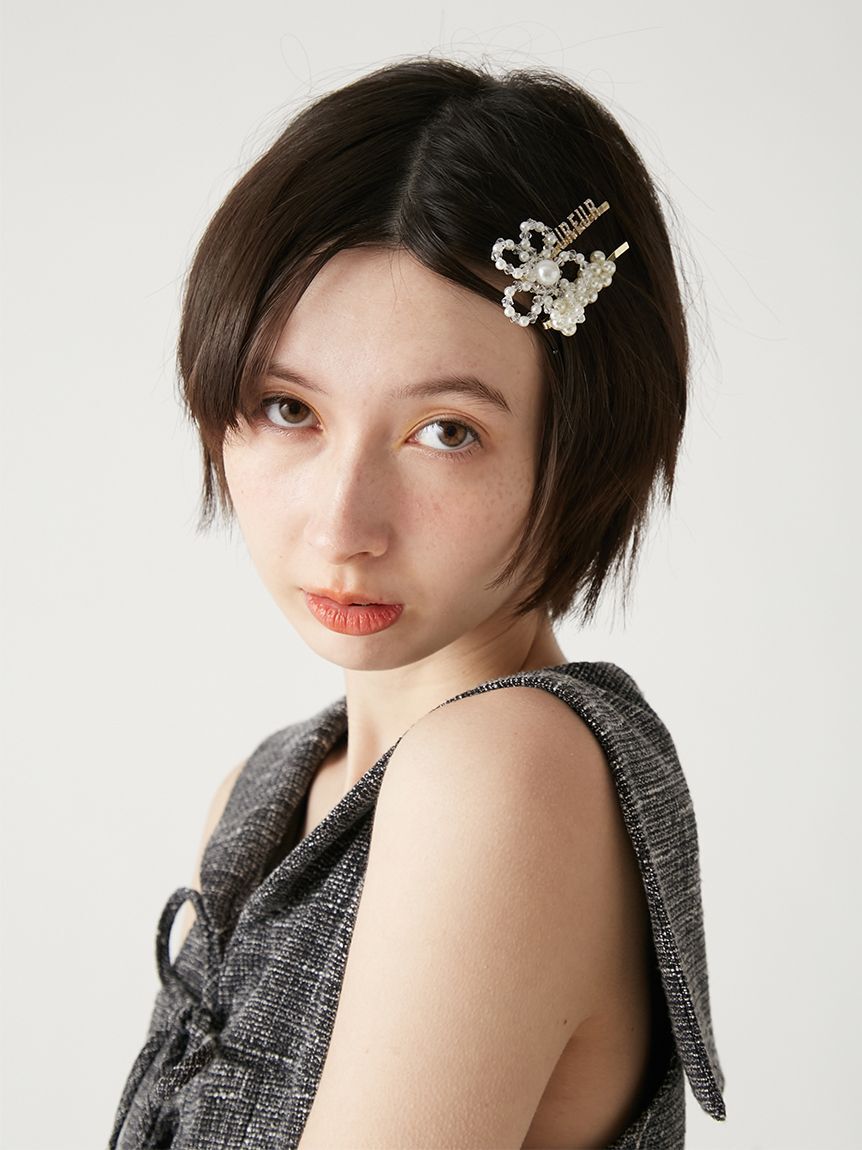 FURFUR「フラワーモチーフヘアピンセット」|ヘアバンド|