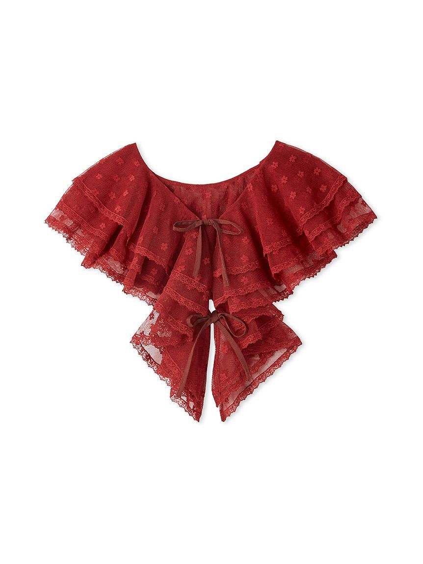 FURFUR「レース付け襟」|その他|RED
