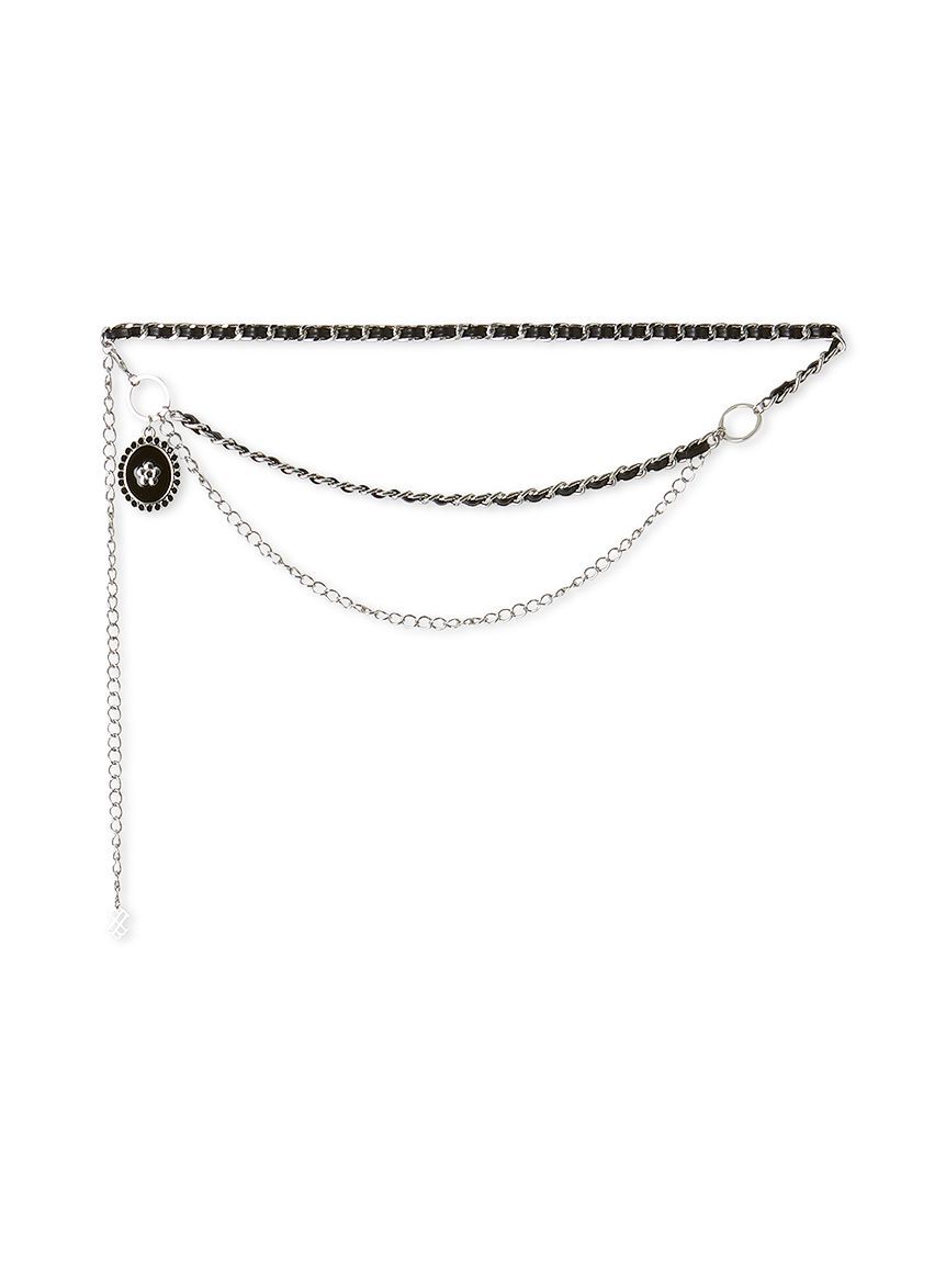 LILY BROWN「【LILY BROWN&times;MARY QUANT】２連チェーンベルト」|ベルト|BLK