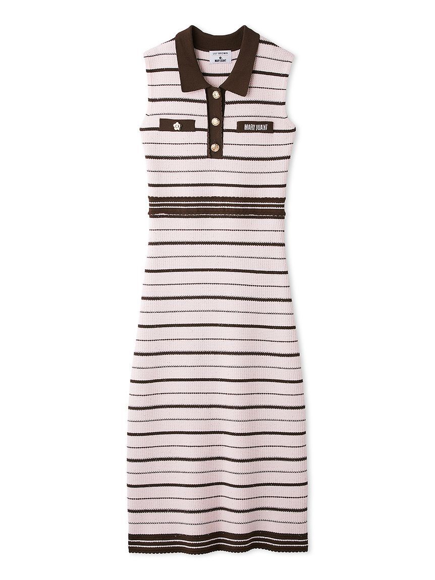 LILY BROWN「【LILY BROWN&times;MARY QUANT】ポロニットワンピース」|ワンピース|