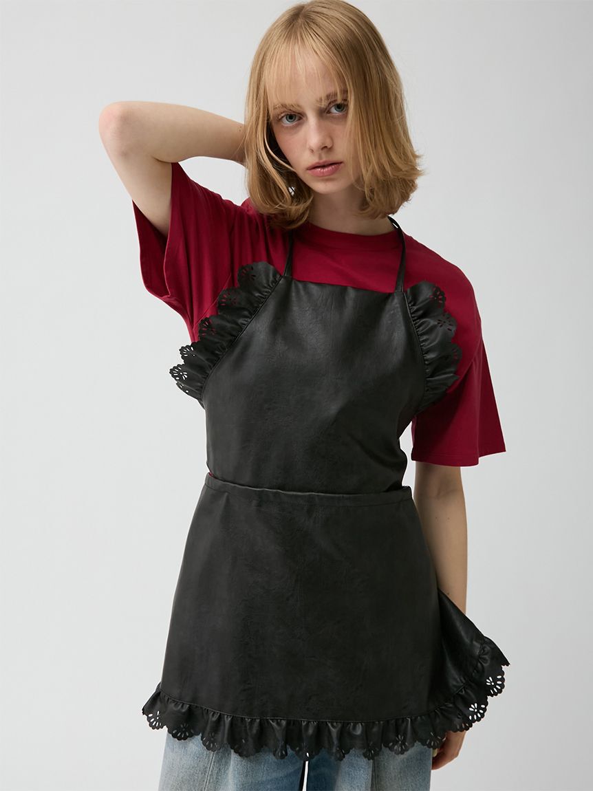 LILY BROWN「バリエーション2wayエプロントップス」|キャミソール|BLK