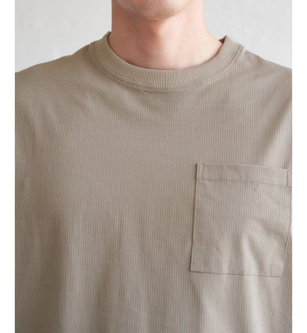 ikka「ドライメッシュドロストTシャツ」|Tシャツ・カットソー|