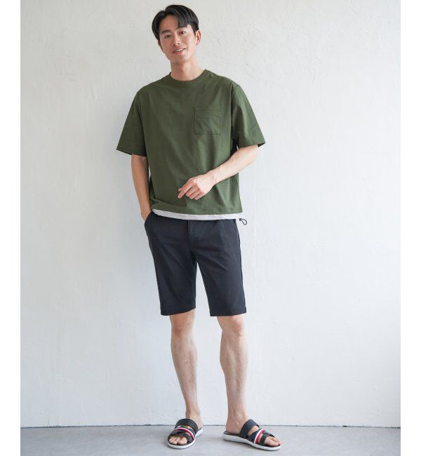 ikka「ドライメッシュドロストTシャツ」|Tシャツ・カットソー|