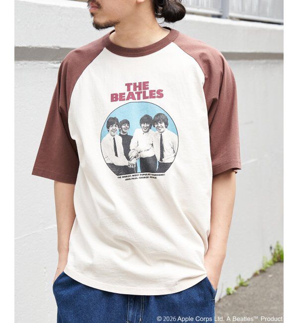 VENCE share style「THE BEATLES ザ ビートルズ レコードラグランTシャツ」|Tシャツ・カットソー|