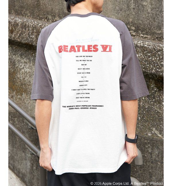 VENCE share style「THE BEATLES ザ ビートルズ レコードラグランTシャツ」|Tシャツ・カットソー|