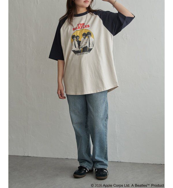 VENCE share style「THE BEATLES ザ ビートルズ レコードラグランTシャツ」|Tシャツ・カットソー|
