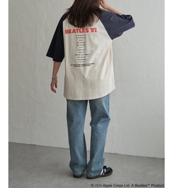 VENCE share style「THE BEATLES ザ ビートルズ レコードラグランTシャツ」|Tシャツ・カットソー|