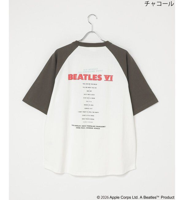 VENCE share style「THE BEATLES ザ ビートルズ レコードラグランTシャツ」|Tシャツ・カットソー|