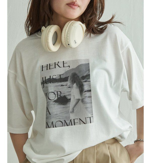 VENCE share style「【接触冷感／UVカット】PhotoプリントTシャツ」|Tシャツ・カットソー|ライトグレー