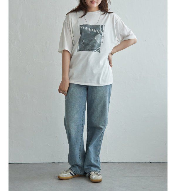 VENCE share style「【接触冷感／UVカット】PhotoプリントTシャツ」|Tシャツ・カットソー|