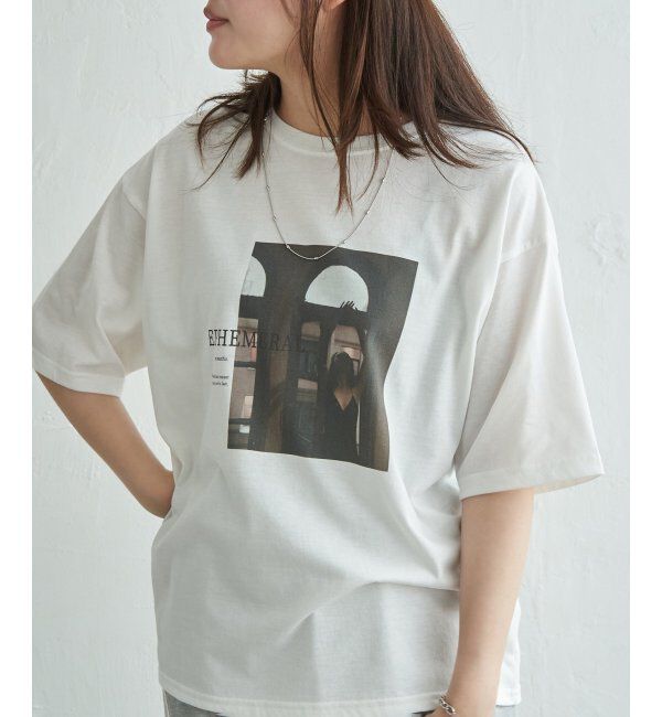 VENCE share style「【接触冷感／UVカット】PhotoプリントTシャツ」|Tシャツ・カットソー|
