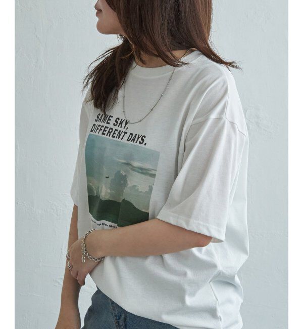 VENCE share style「【接触冷感／UVカット】PhotoプリントTシャツ」|Tシャツ・カットソー|
