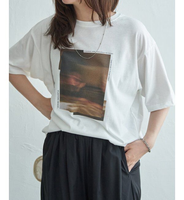 VENCE share style「【接触冷感／UVカット】PhotoプリントTシャツ」|Tシャツ・カットソー|