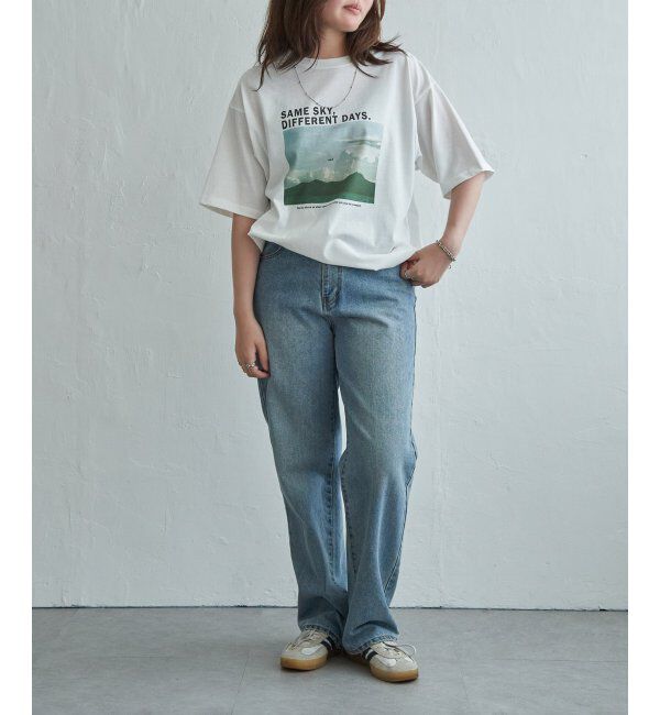 VENCE share style「【接触冷感／UVカット】PhotoプリントTシャツ」|Tシャツ・カットソー|