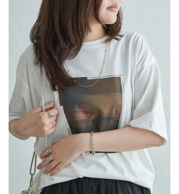 VENCE share style「【接触冷感／UVカット】PhotoプリントTシャツ」|Tシャツ・カットソー|ブラウン
