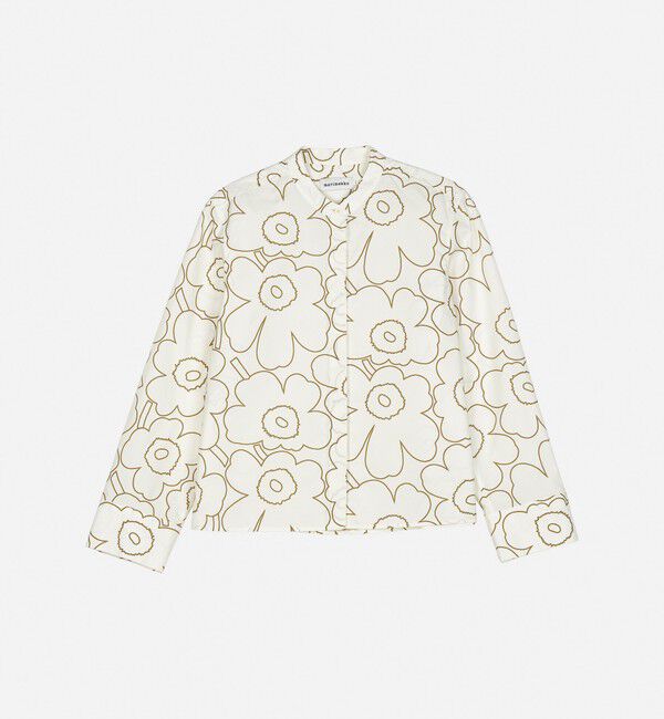 Marimekko「Lohko Piirto Unikko シャツ」|シャツ・ブラウス|
