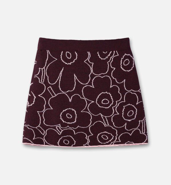 Marimekko「Toistuva Piirto Unikko ニットスカート」|スカート|