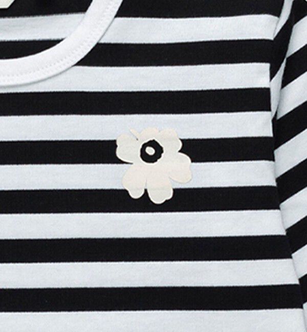 Marimekko「【kids】Paja Tasaraita Unikko Ⅱ カットソー」|その他|