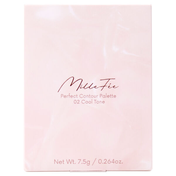  「MilleFee チート顔コントゥアパレット 02 したたかクール (7.5g)」|チーク|