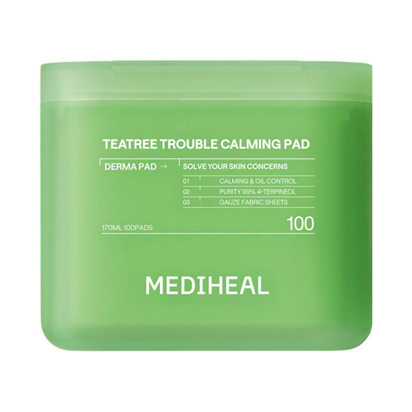 MEDIHEAL「MEDIHEAL(メディヒール) ティーツリートラブルカーミング パッド (100枚)」|フェイスマスク・パック|