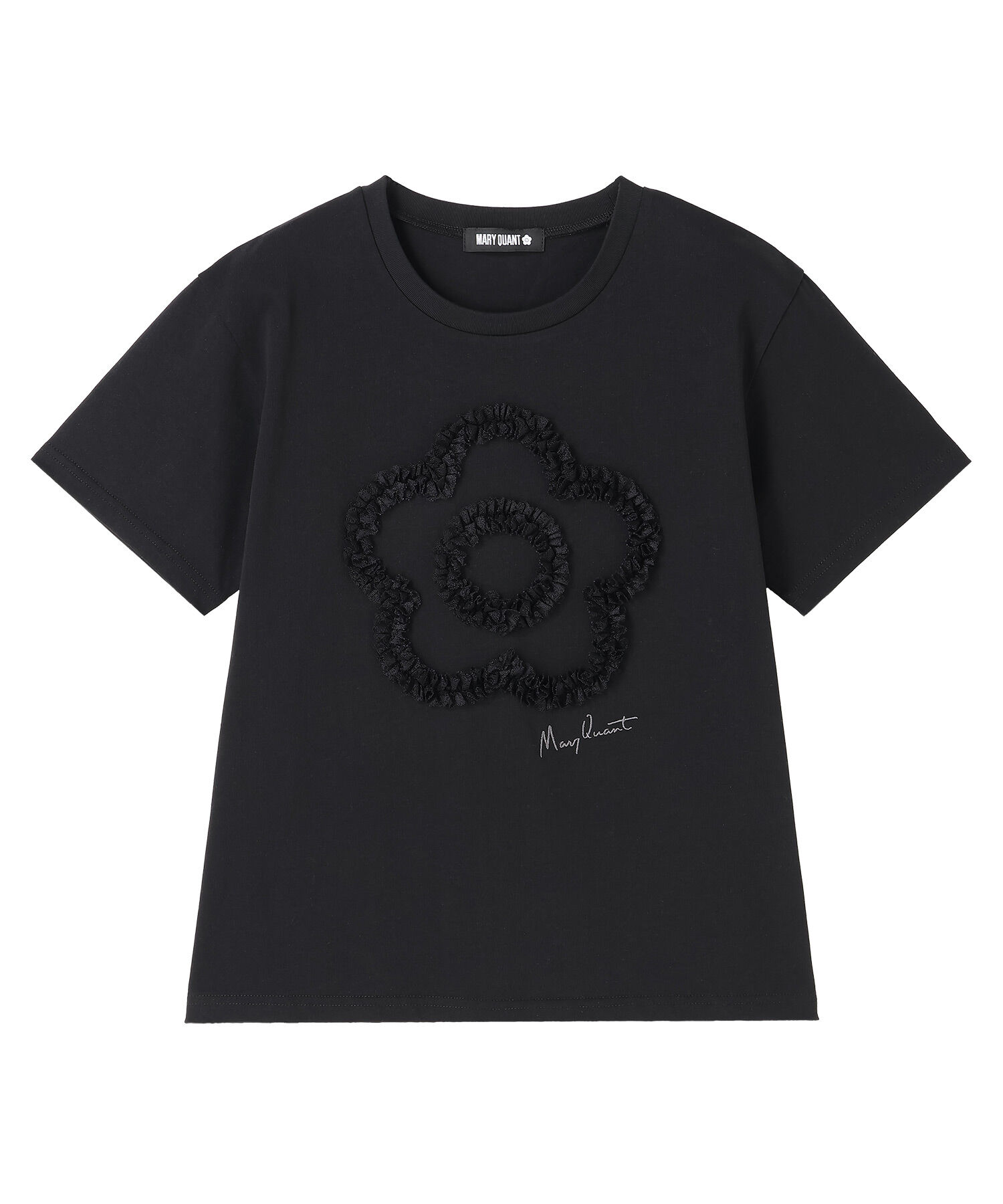MARY QUANT「レースフリルデイジー Tシャツ」|Tシャツ・カットソー|