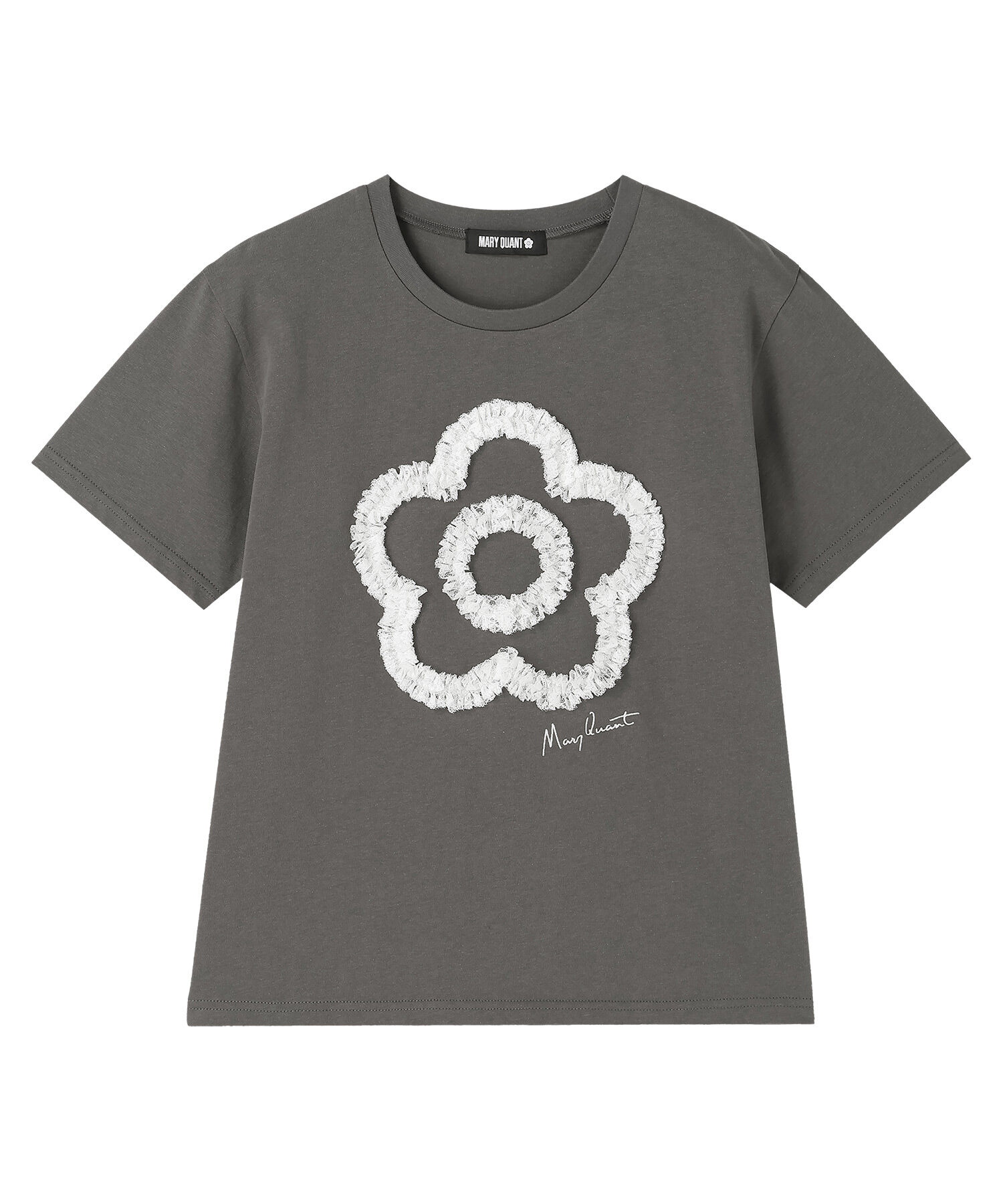 MARY QUANT「レースフリルデイジー Tシャツ」|Tシャツ・カットソー|