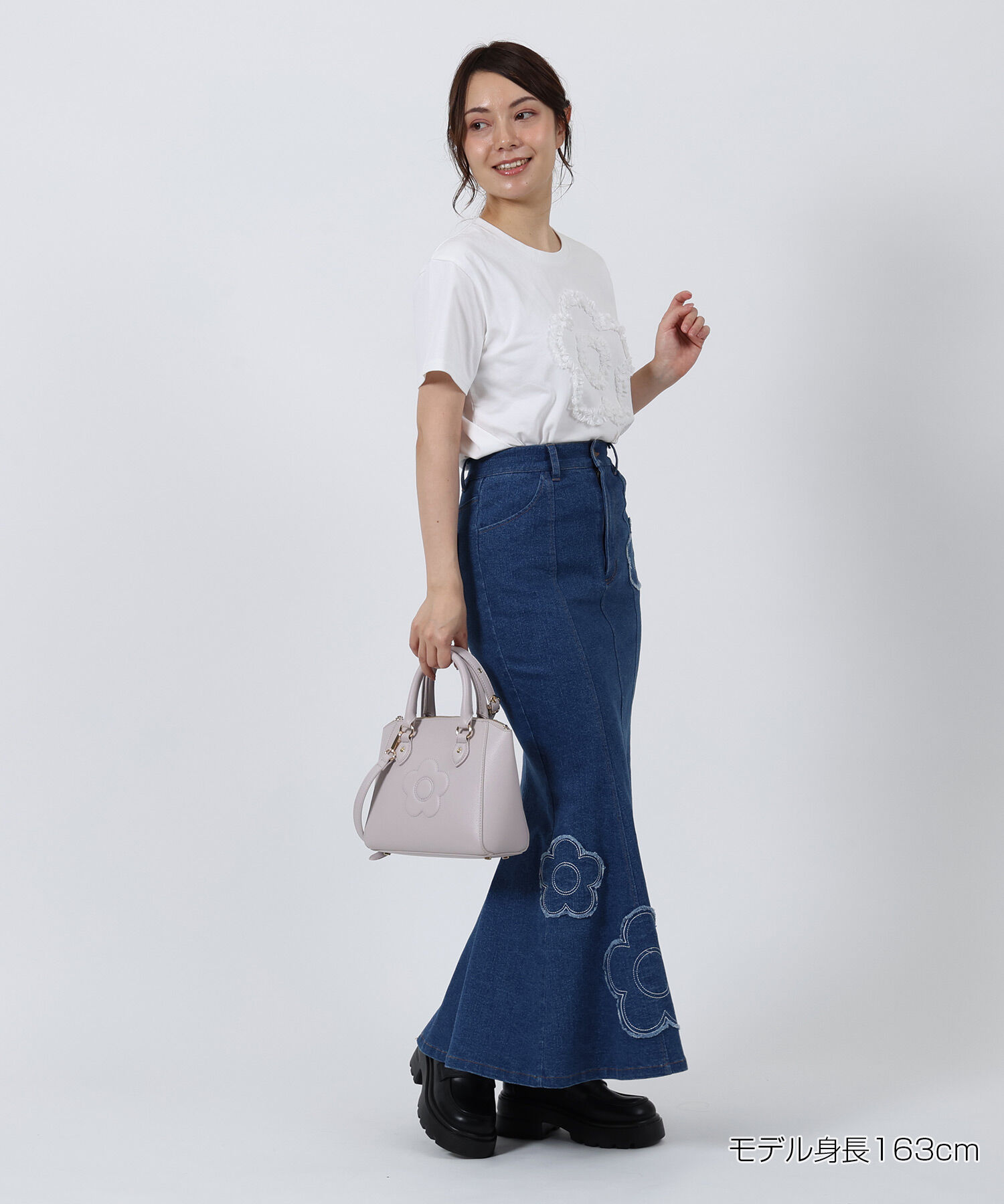 MARY QUANT「レースフリルデイジー Tシャツ」|Tシャツ・カットソー|