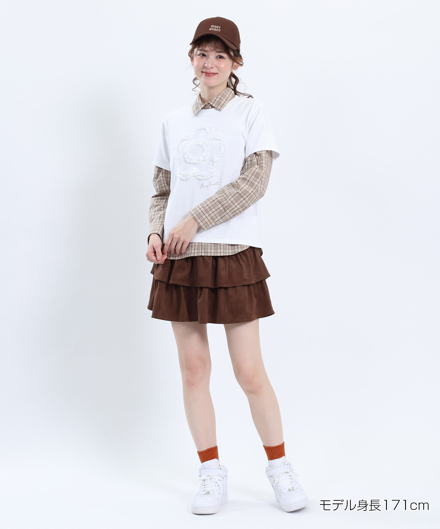 MARY QUANT「レースフリルデイジー Tシャツ」|Tシャツ・カットソー|