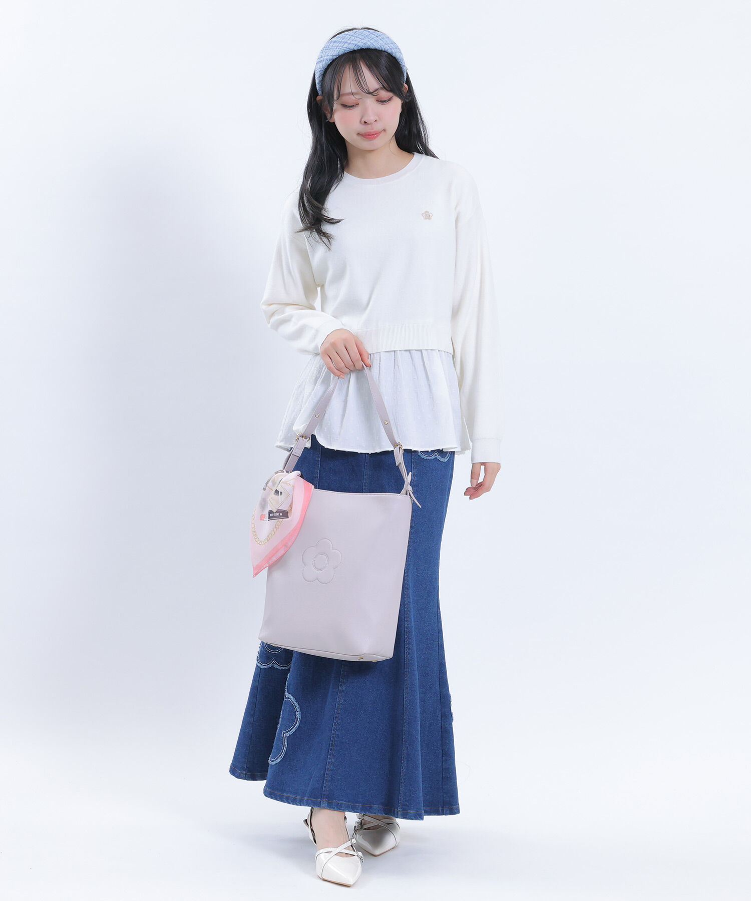 MARY QUANT「デイジーバックル トート」|トートバッグ|