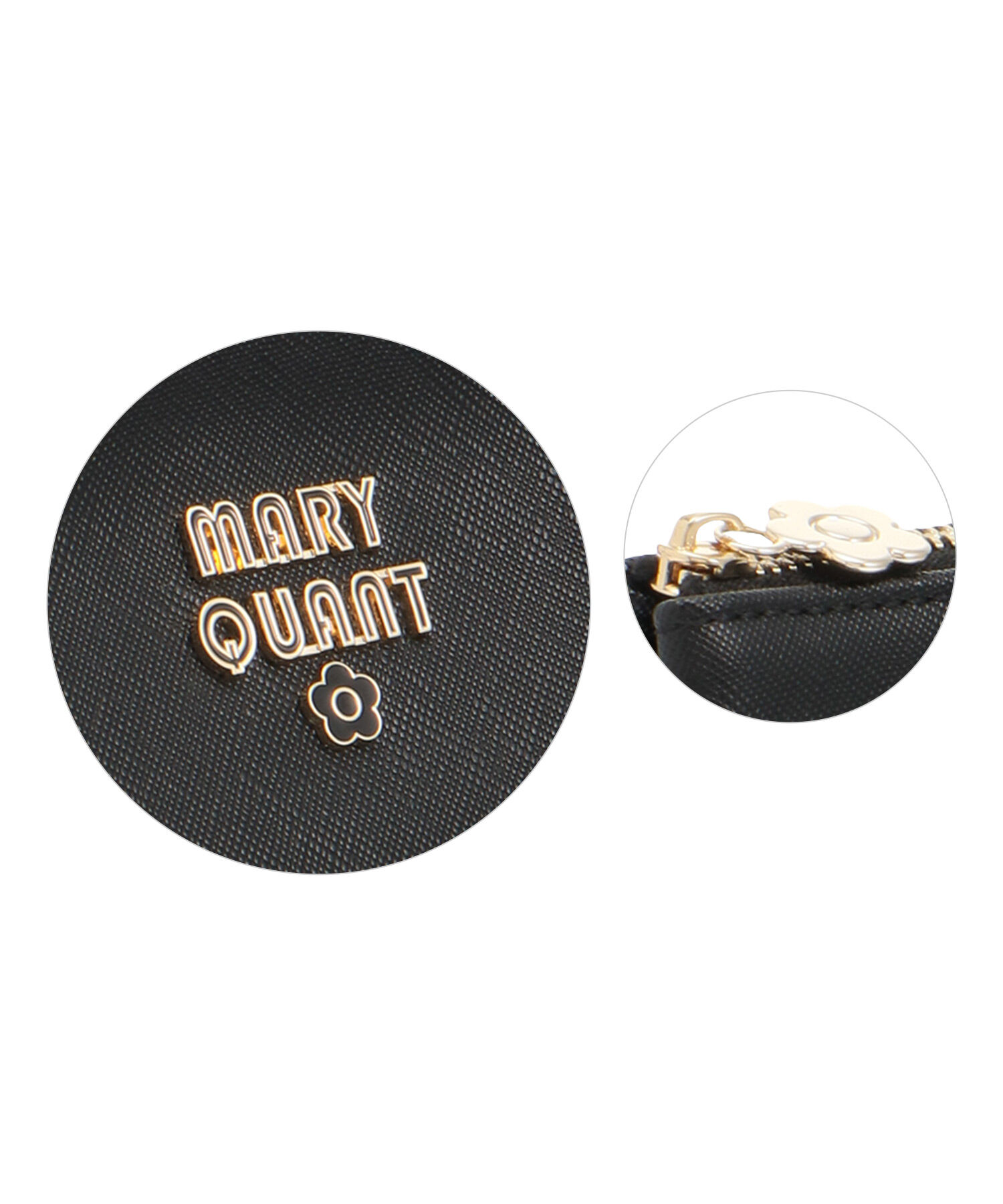 MARY QUANT「レトロロゴエポ 3ポケットポーチ」|ポーチ|