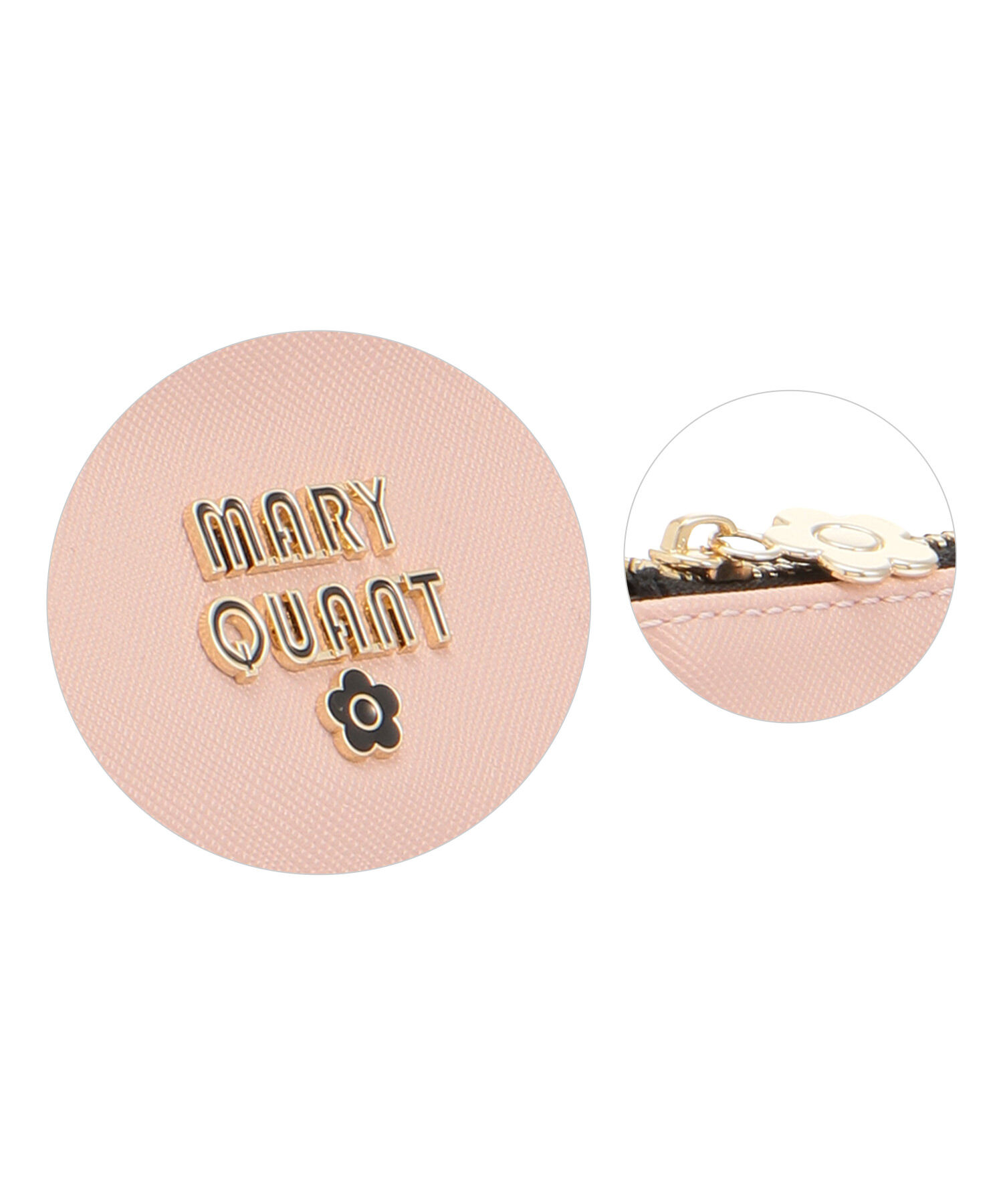 MARY QUANT「レトロロゴエポ 3ポケットポーチ」|ポーチ|