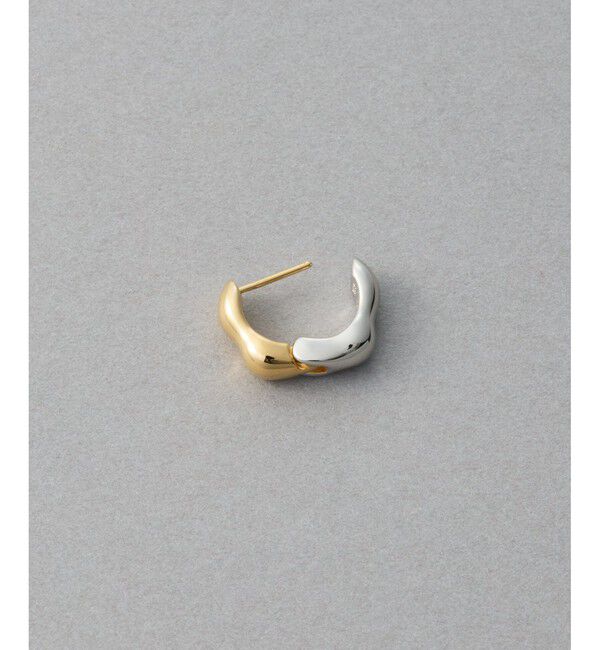 ete「[ONLINE Limited] バイカラー ハグピアス」|ピアス|