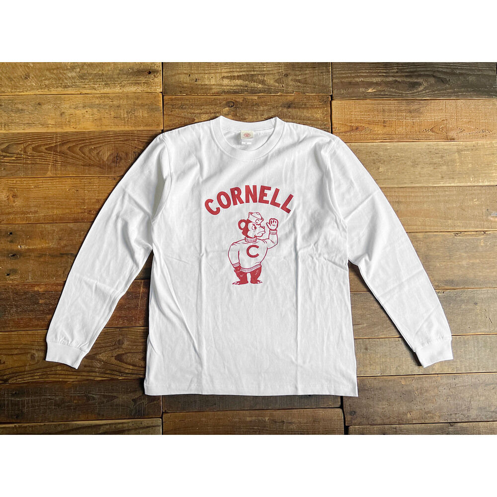 BACKYARD FAMILY「長袖カットソー Tシャツ 男女兼用 通販 カットソー 長袖Tシャツ 長袖シャツ 長袖 クルーネック」|Tシャツ・カットソー|ホワイト3