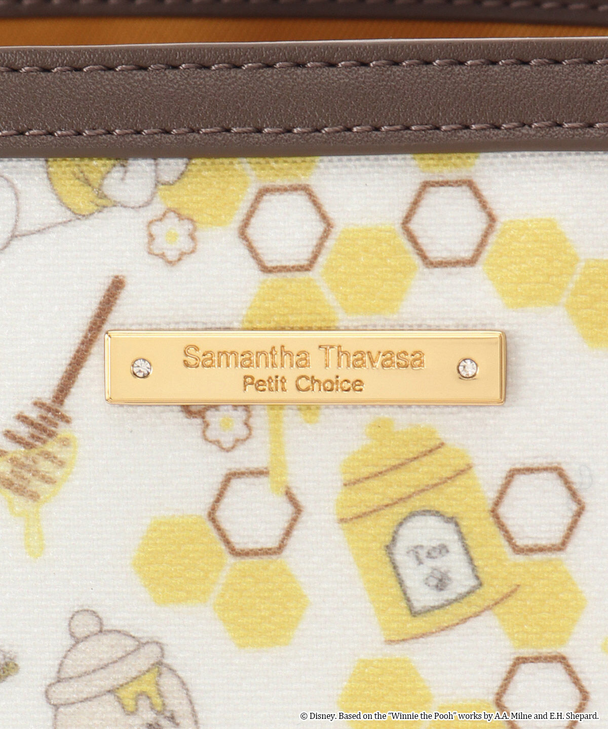 Samantha Thavasa Petit Choice「『くまのプーさん』コレクション 総柄トートバッグ」|トートバッグ|