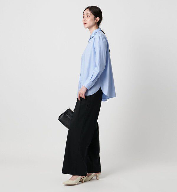 UNITED ARROWS「ミニフリルシャツ‐ウォッシャブル‐」|シャツ・ブラウス|