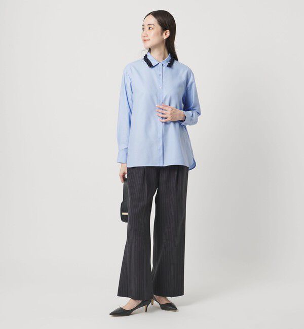 UNITED ARROWS「ミニフリルシャツ‐ウォッシャブル‐」|シャツ・ブラウス|
