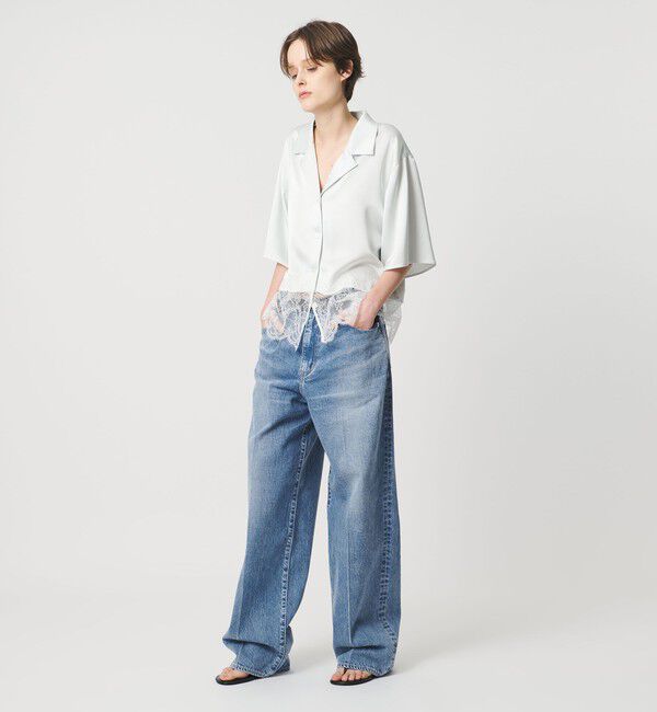 AEWEN MATOPH「＜AEWEN MATOPH＞カラータックデニムパンツ」|デニム|