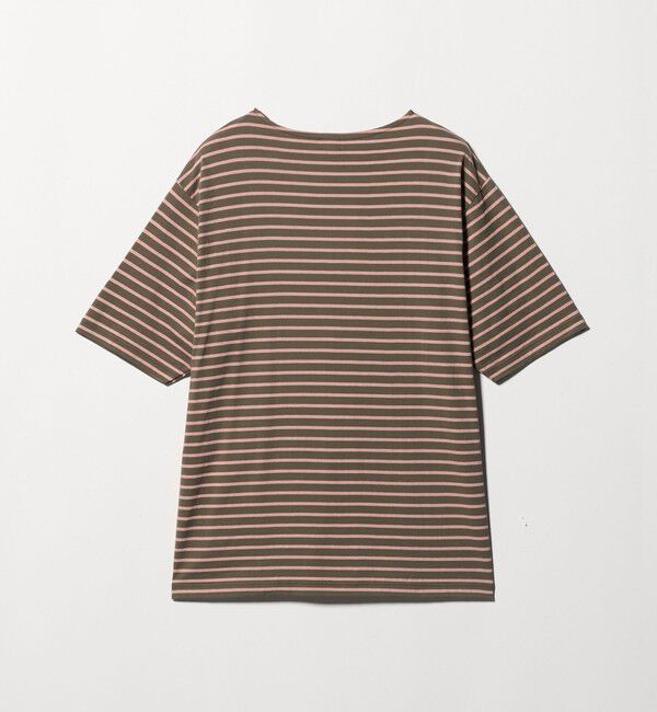 UNITED ARROWS「【別注】＜Armor-Lux＞ セミボートネック ボーダー Tシャツ」|Tシャツ・カットソー|