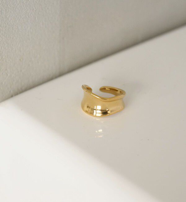 UNITED ARROWS green label relaxing「【WEB限定】ワイド ニュアンスカーブ リング」|リング|