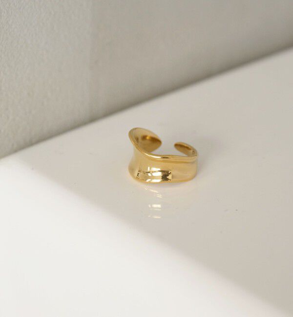 UNITED ARROWS green label relaxing「【WEB限定】ワイド ニュアンスカーブ リング」|リング|